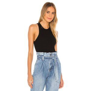 ANINE Bing Women’s Size XS EVA Black Ribbed Racerback Tank Top